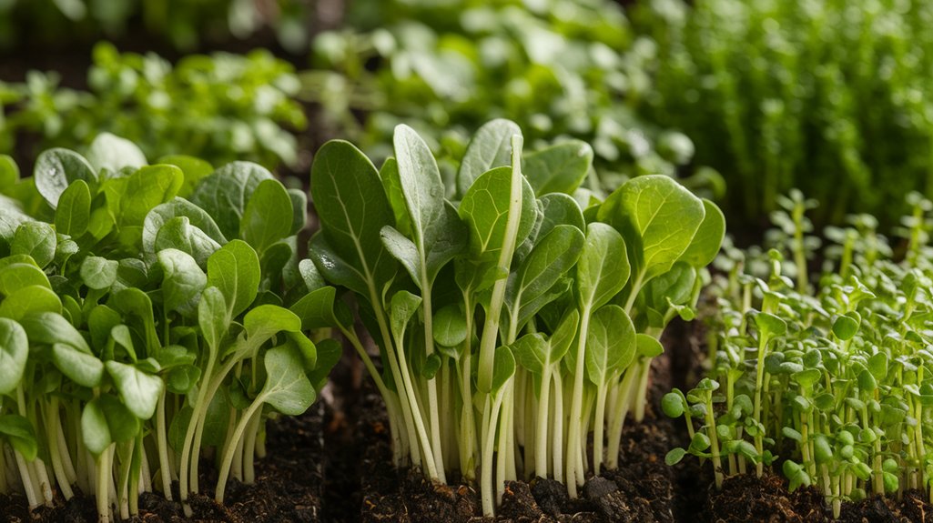 fast growing microgreens options