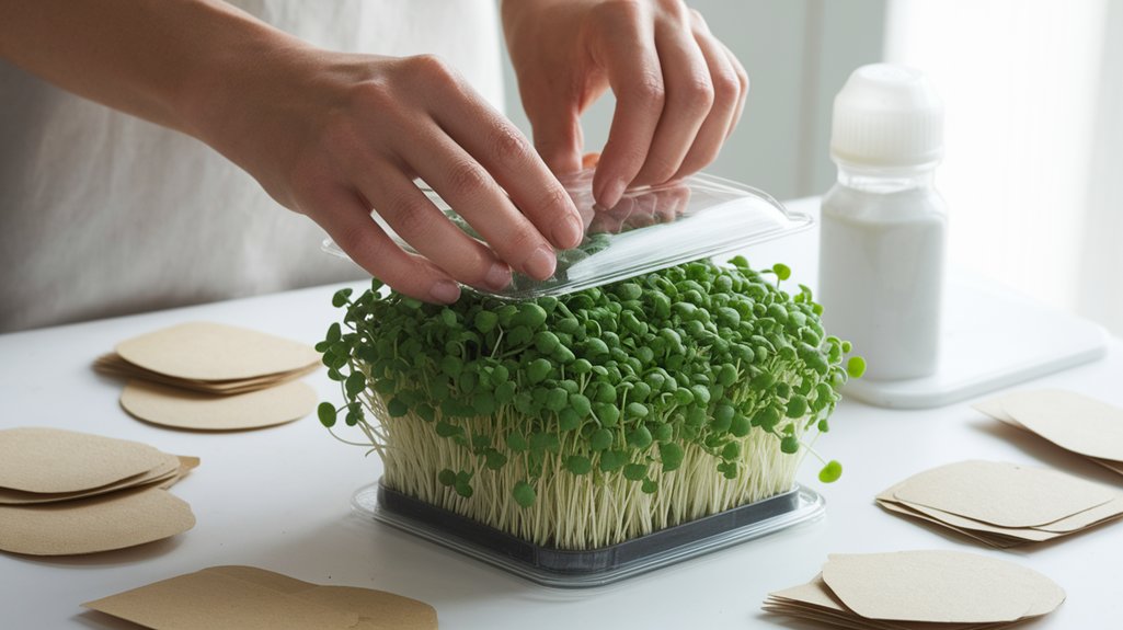 fresh microgreens packaging tips