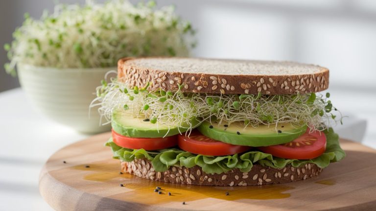 fresh sprouts enhance sandwiches