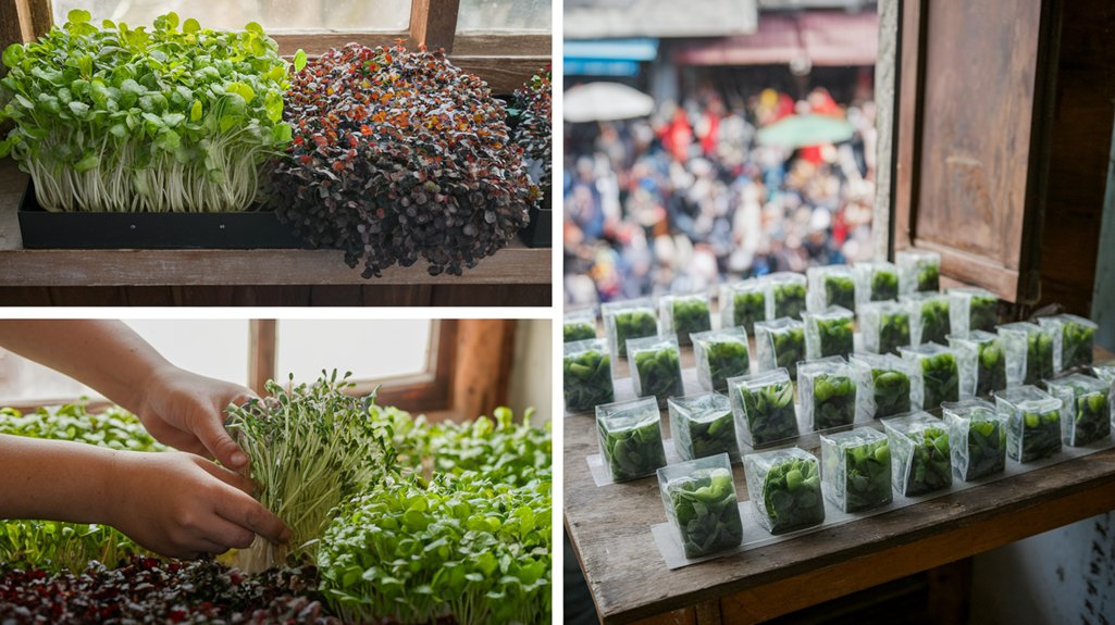 harvest rinse dry pack