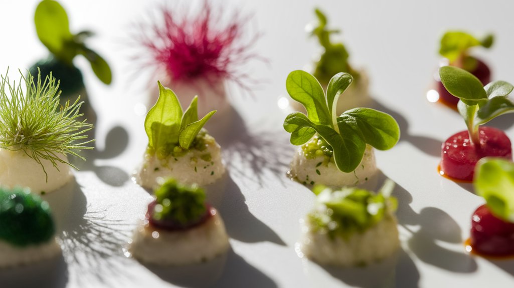 impressive microgreen garnish ideas