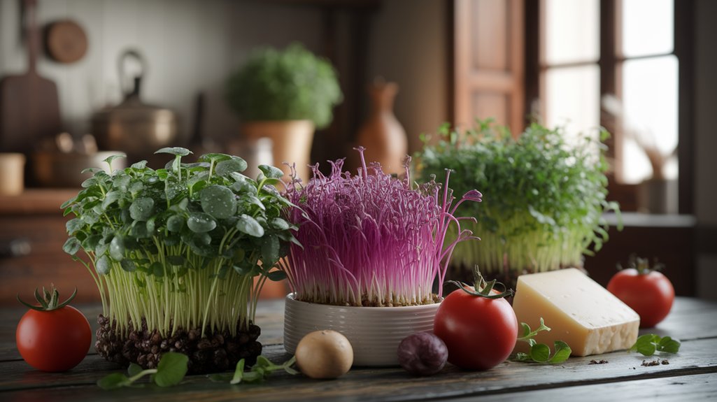 microgreens enhance european dishes