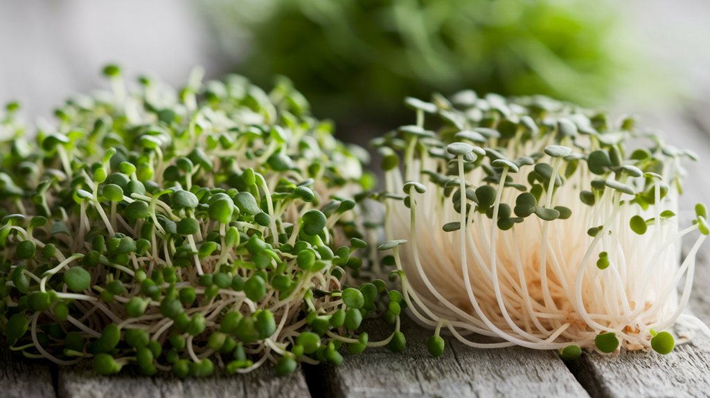 nutrient profiles sprouts vs microgreens
