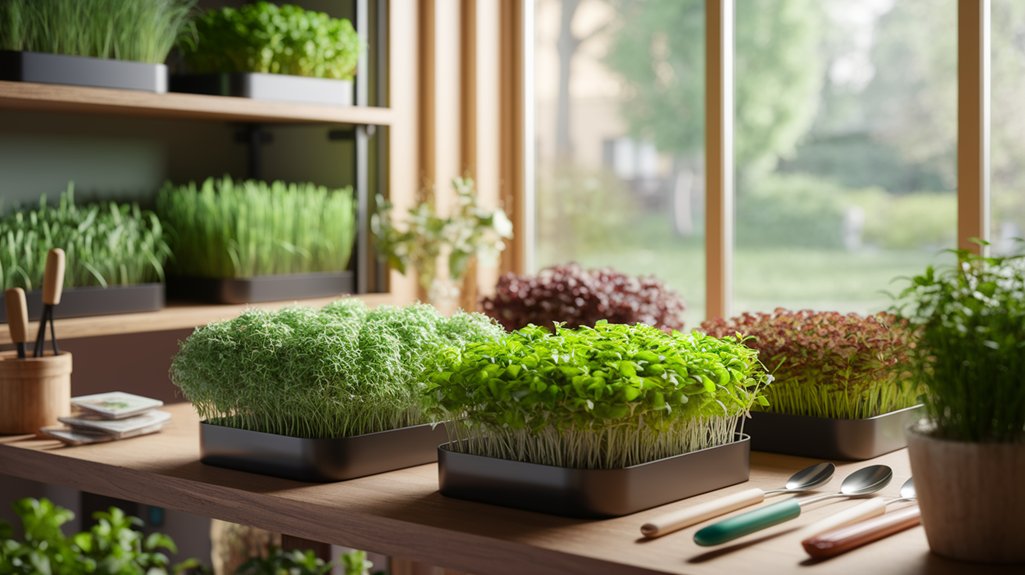 optimal environment for microgreens