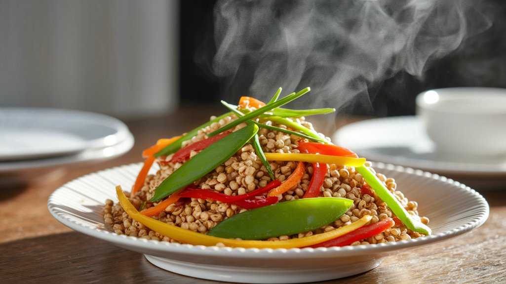 sprouted grain stir fry benefits