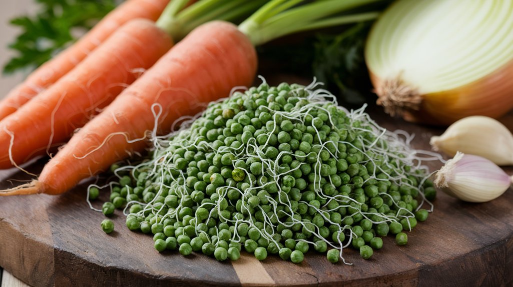 sprouted pea soup ingredients