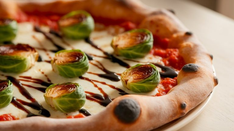 sprouted vegetable pizza delight