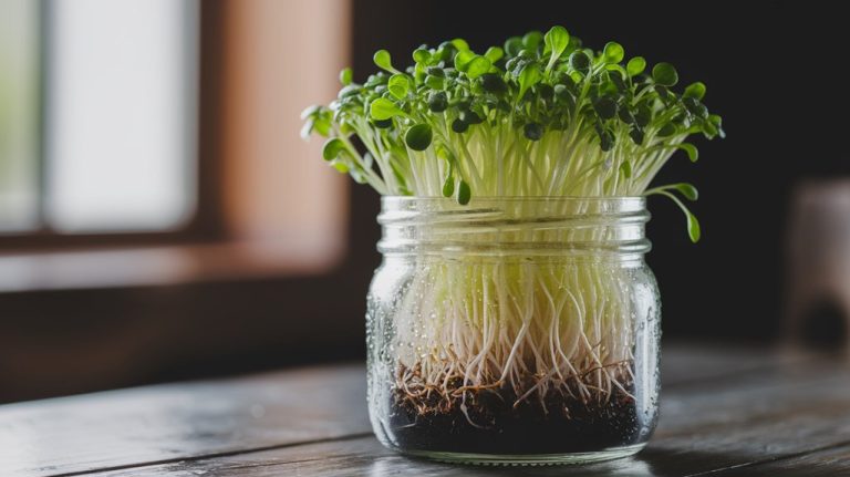 sprouting seeds in jars