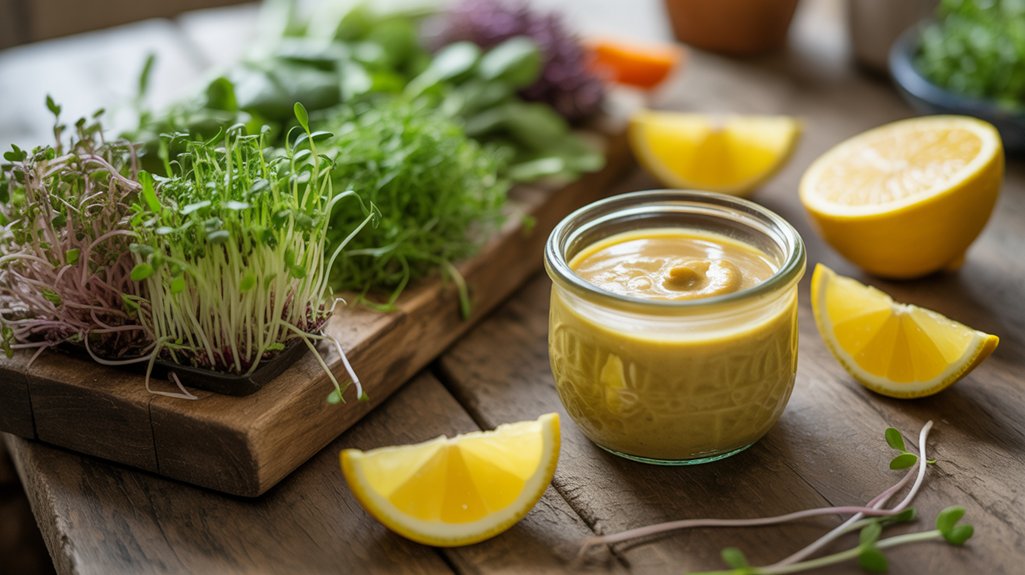 creamy tahini citrus dressing