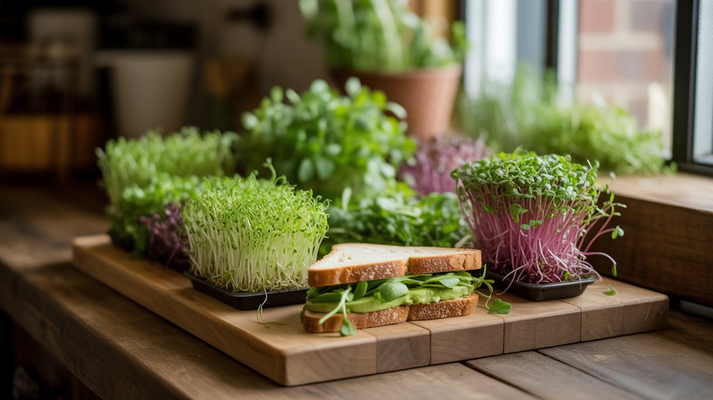 elevate sandwiches with sprouts