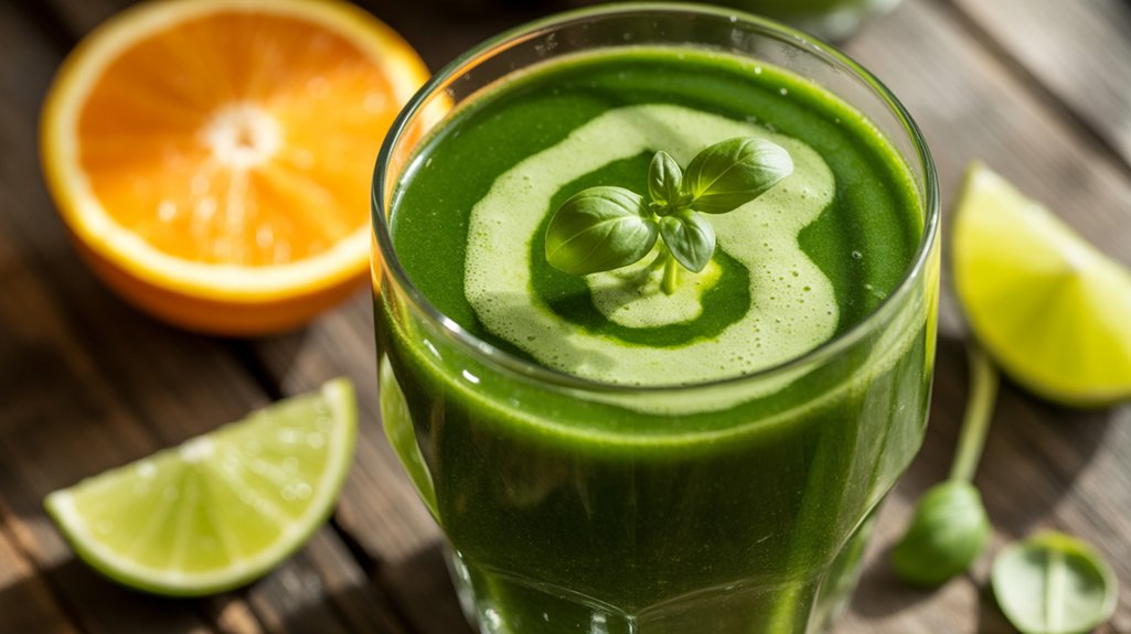 energizing citrus basil smoothie