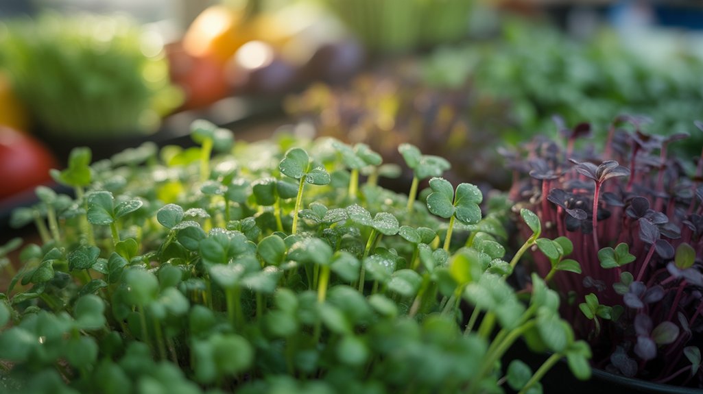 nutrient dense homegrown greens
