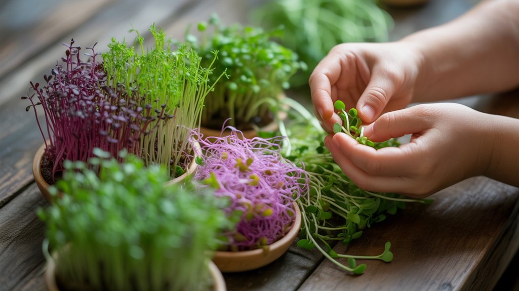 nutrient rich microgreens and sprouts