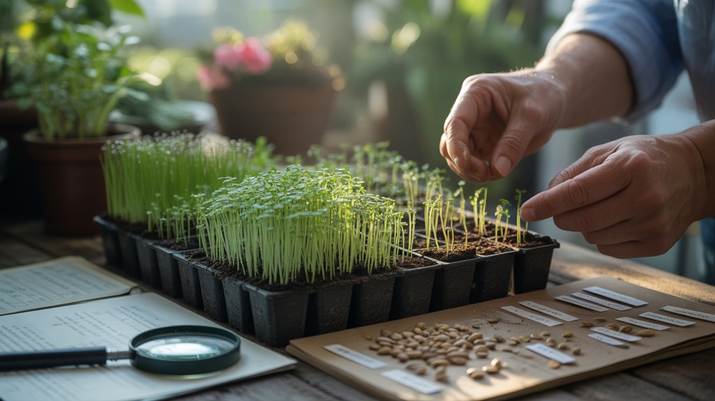 seed soaking and germination