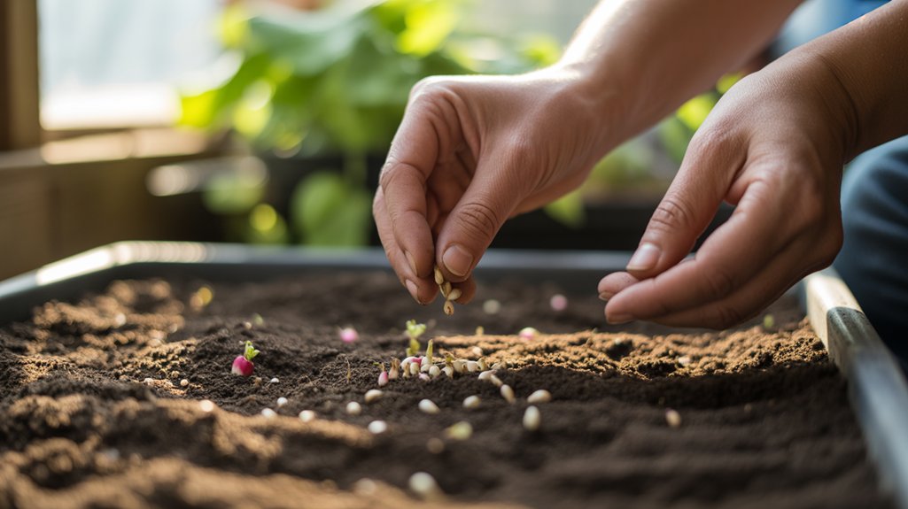 sowing radish seeds properly