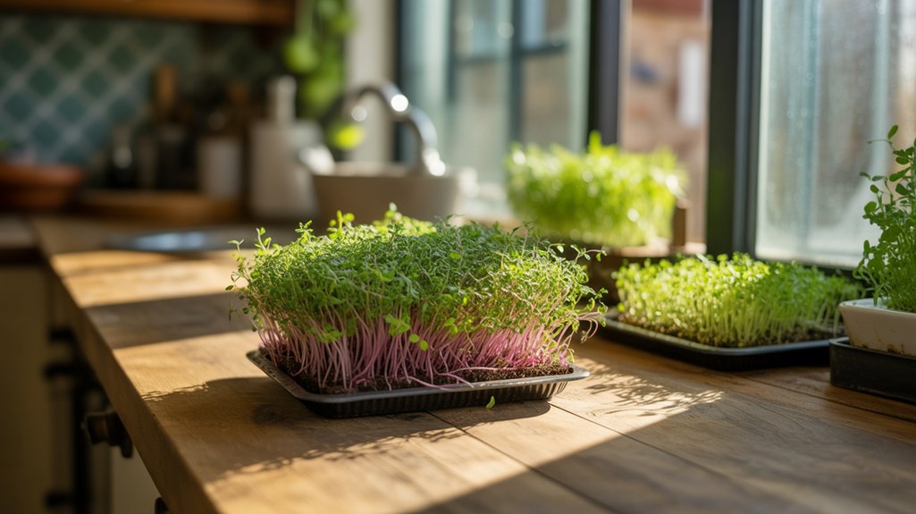 sustainable microgreens growing practices