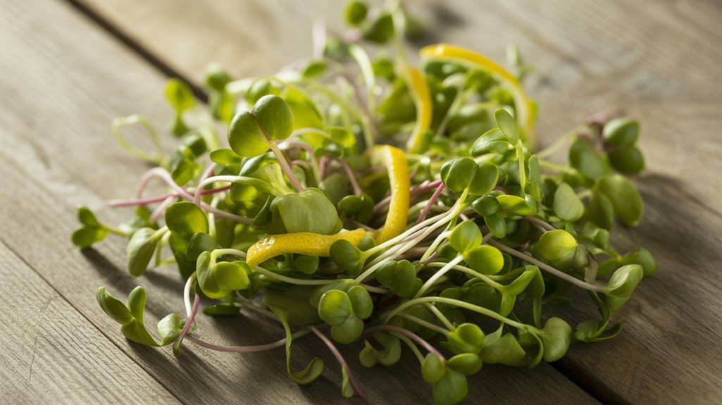 tangy microgreens salad recipe