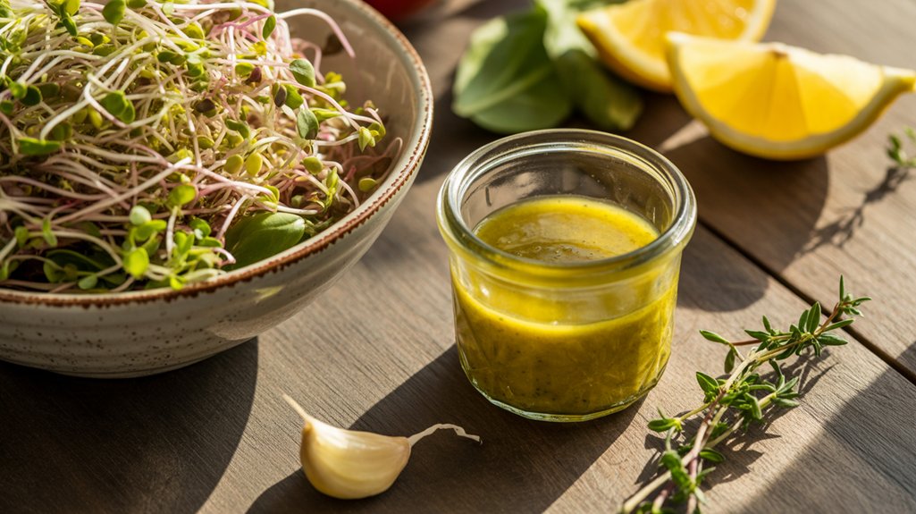 zesty lemon herb dressing